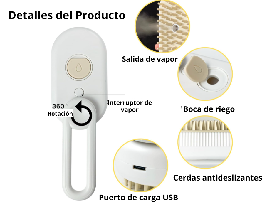 Cepillo de Vapor