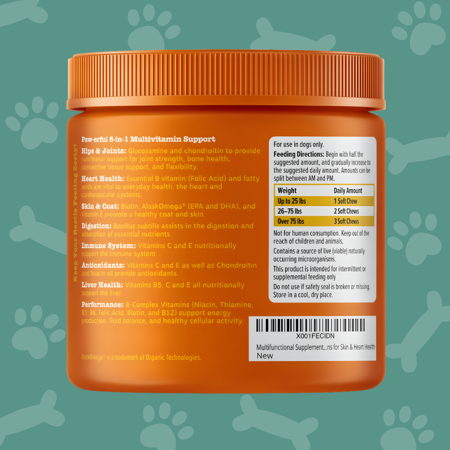 Multivitaminico 8 en 1 Para Perro