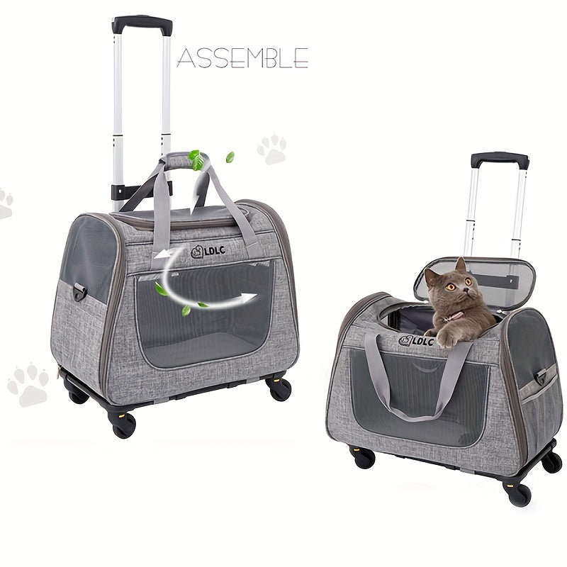 Transportadora con Ruedas para Perros pequeños y Gatos