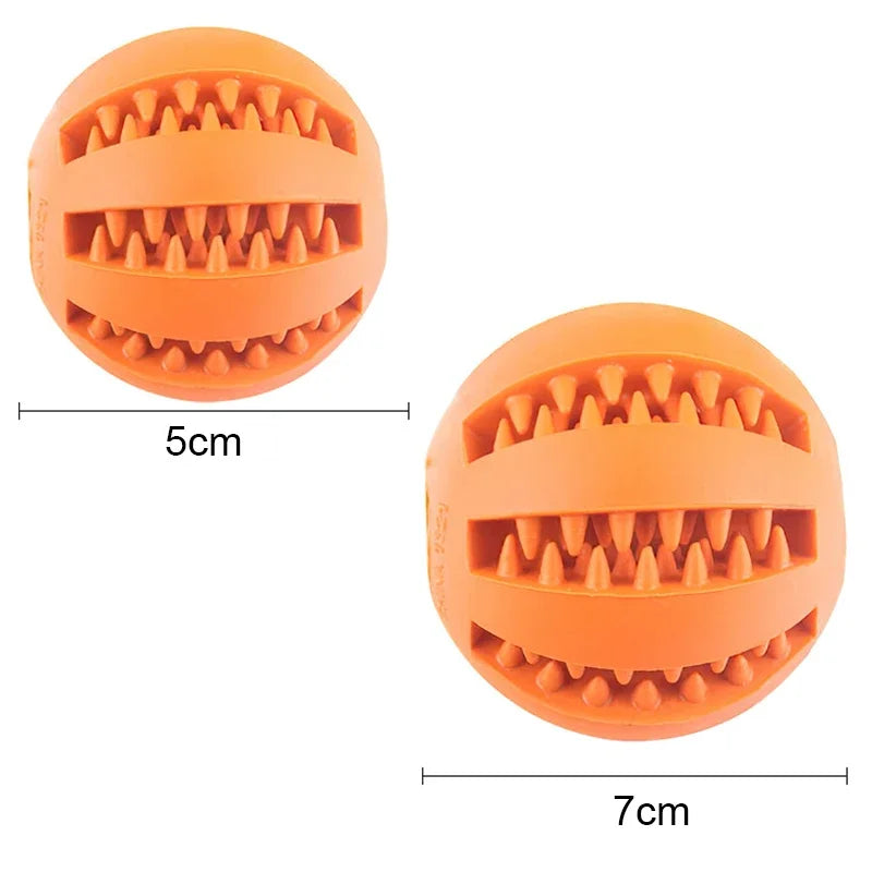 Pelota para perros pequeños de limpieza dental