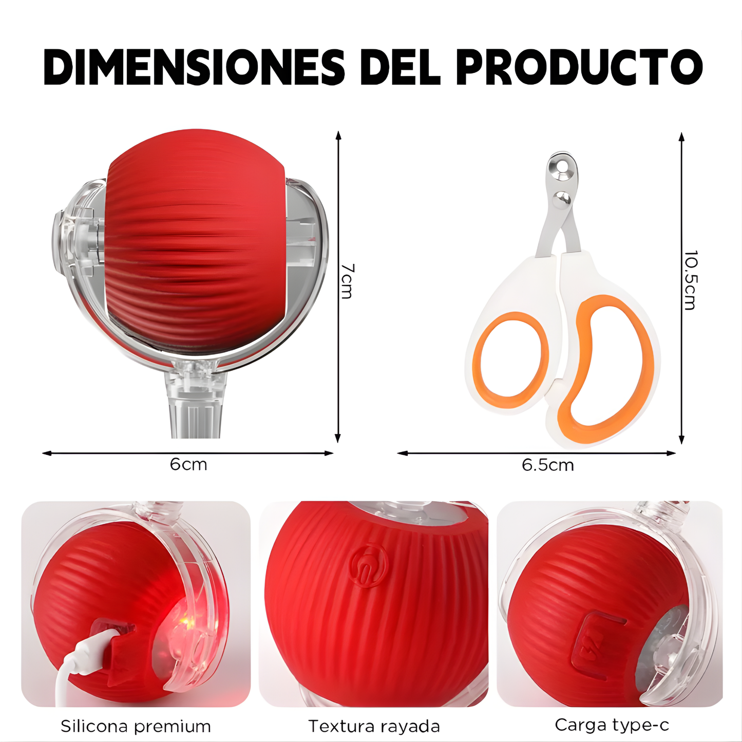 Pelota Interactiva Recargable